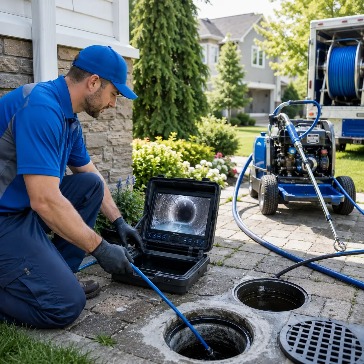 Outdoor drain cleaning professionals serving Cambridge, NY